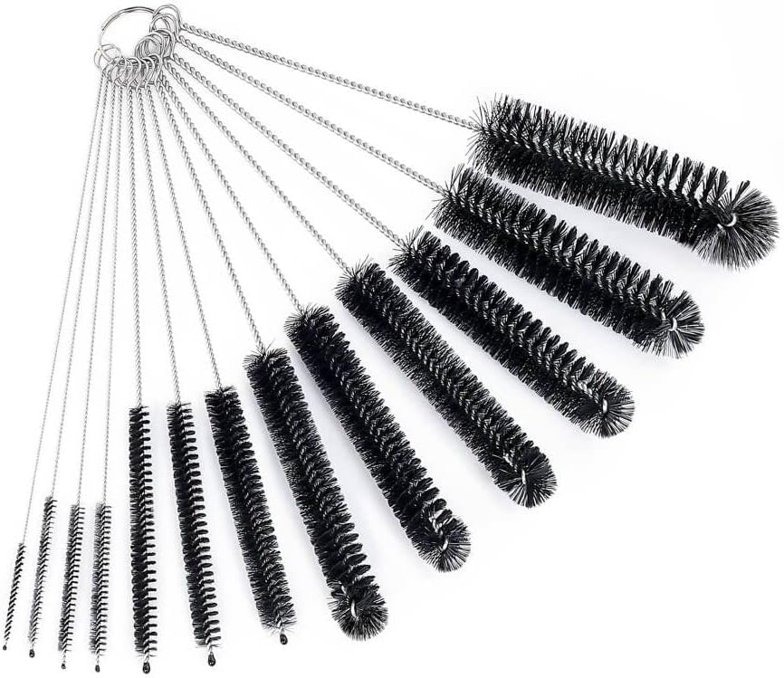 CiaraQ Bottle Cleaning Brushes, 8 Inch Nylon Tube Brush Set by CiaraQ