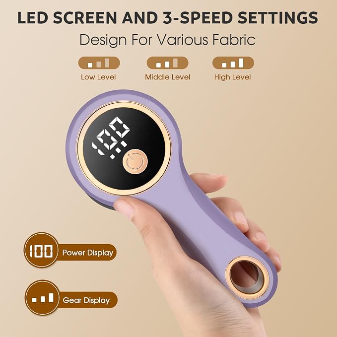Rechargeable Fabric Shaver, Electric Lint Remover - Image 6