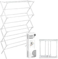 ZOES HOMEWARE 4-Tier Clothes Drying Rack, 4ft High Foldable Drying Rack Clothing by ZOESHOMEWARE