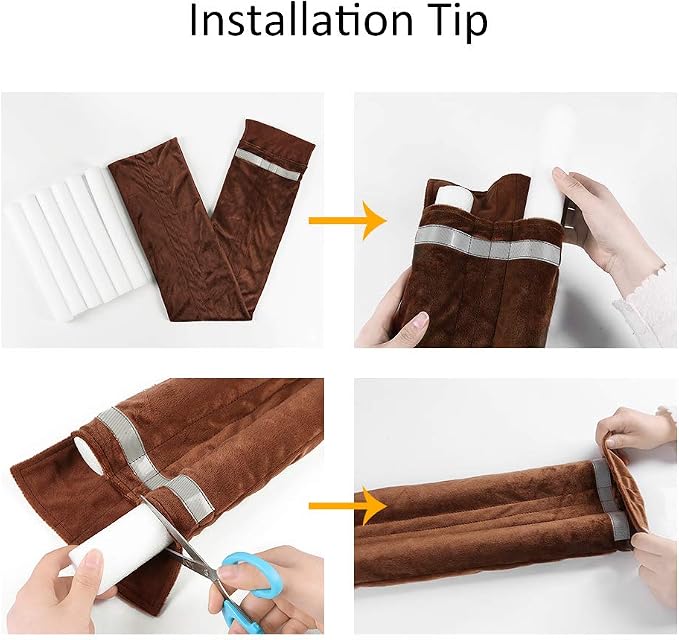 36 Inch Under Door Stopper, Door Noise Blocker | Double Sided Door Stopper - Image 4