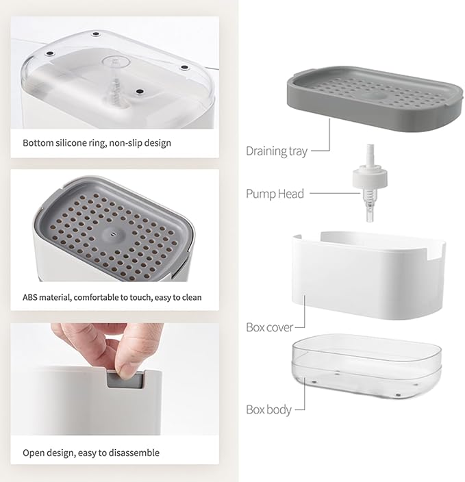 Dish Soap Dispenser for Kitchen Sink - Image 2