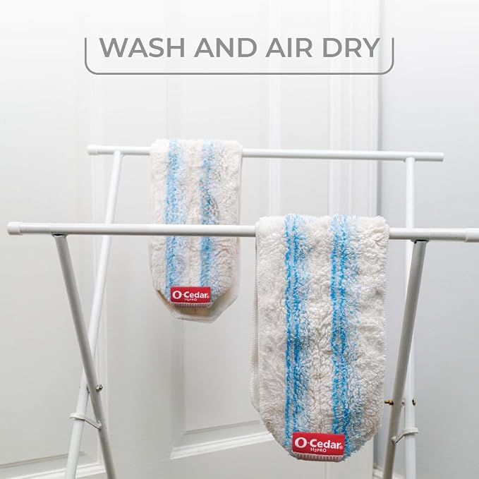 O-Cedar Genuine H2prO Mop Pad Replacement | Microfiber Refill | Machine - Image 8