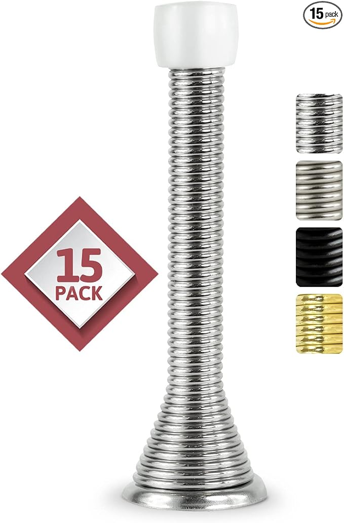 Jack N’ Drill 15 Pack Spring Door Stoppers by JD+Jack+N%27Drill