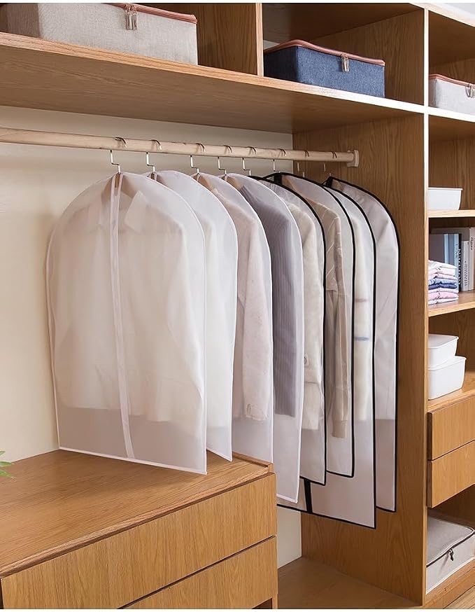 Dress Bags for Hanging Clothes12 PCS Transparent Waterproof Dustproof Bags for - Image 6