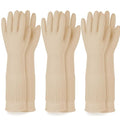 Rubber Dishwashing Gloves, Non-Slip Kitchen, Ivory XL, 3 Pairs | Korean natural by QualityKitchenandHome