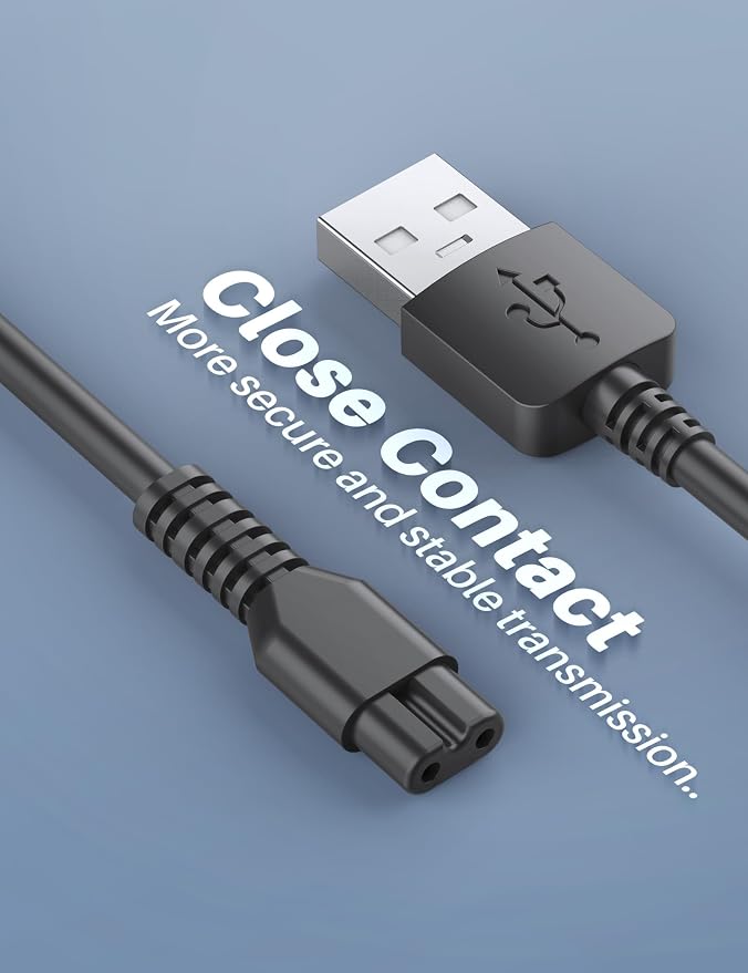 POPCHOSE Replacement USB Charging Cable Fabric Shaver SN2268 | Fit - Image 3