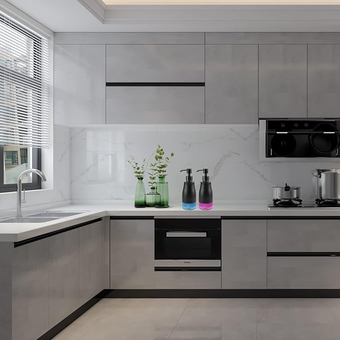AUMIO 2-Pack Matte Black Dish Soap Dispensers - Image 8