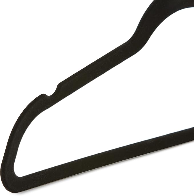 Amazon Basics Slim Velvet Non-Slip Space Saving Suit Clothes Hangers, Closet - Image 4