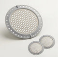 2 Pack Round Shower Drain Hair Catcher Stainless Steel | Anti-Clog Hair Stopper by Absorich