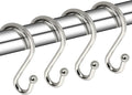 Metal Shower Curtain Hooks, Rust Proof Shower Curtain Hooks Rings, Durable S by Gidse