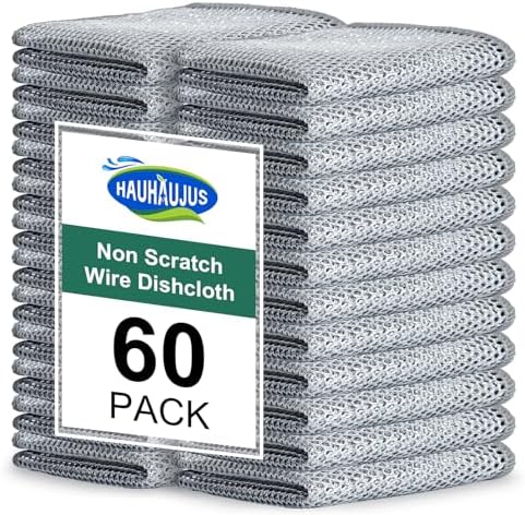 Non Scratch Wire Dishcloth, 60 Pack by Unknown
