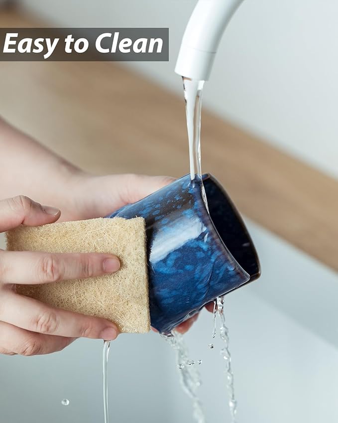 Zoeeker Kitchen Sponge Holder, Ceramic Sponge Organizer Scrubby Holder - Image 7