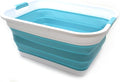 SAMMART 41L Collapsible Plastic Laundry Basket-Foldable Pop Up Storage by SAMMART