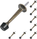 HOMOTEK 8 Pack Heavy Duty Solid Rigid Door Stop by HOMOTEK