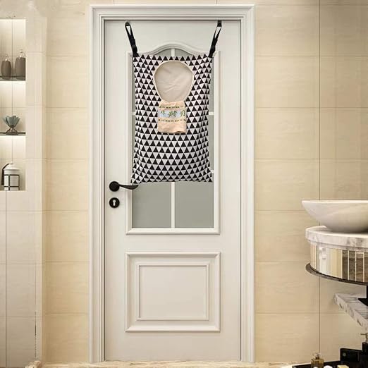 Adjustable Space Saving Door Hanging Laundry Hamper Bag - Image 5