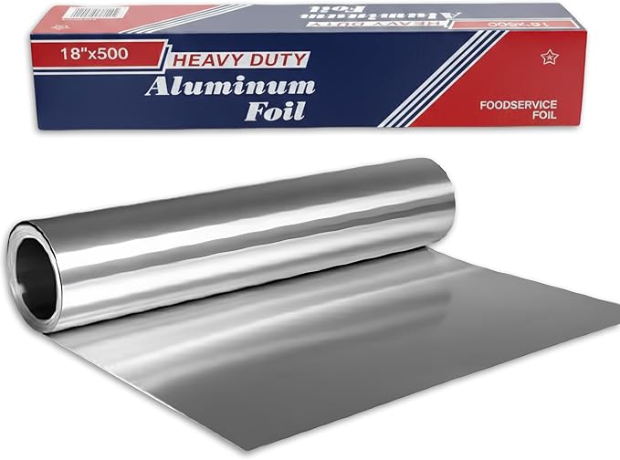 18" x 500' Heavy Duty Commercial Grade Food Safe Aluminum Foil Roll by Unknown