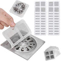 100 Pack Square Disposable Shower Drain Hair Catcher Stickers | Waterproof by SANBIAOPEN