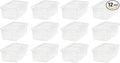 IRIS USA 12-Pack Storage Bins by IRISUSA
