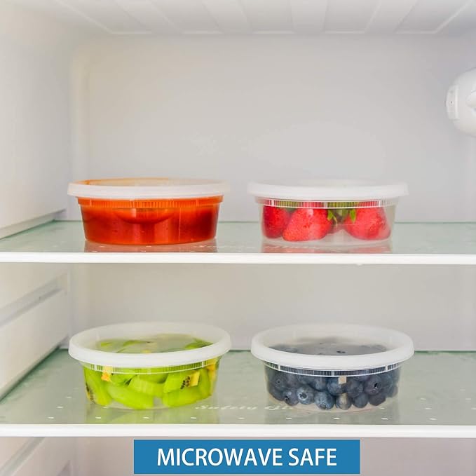 TashiBox [8 oz-50 Sets Plastic food storage containers - Image 5