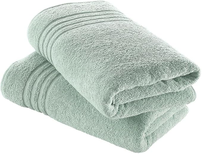 Hawmam Linen Jumbo Large Bath Sheets Towels 2 Pack Soft and Absorbent - Image 6