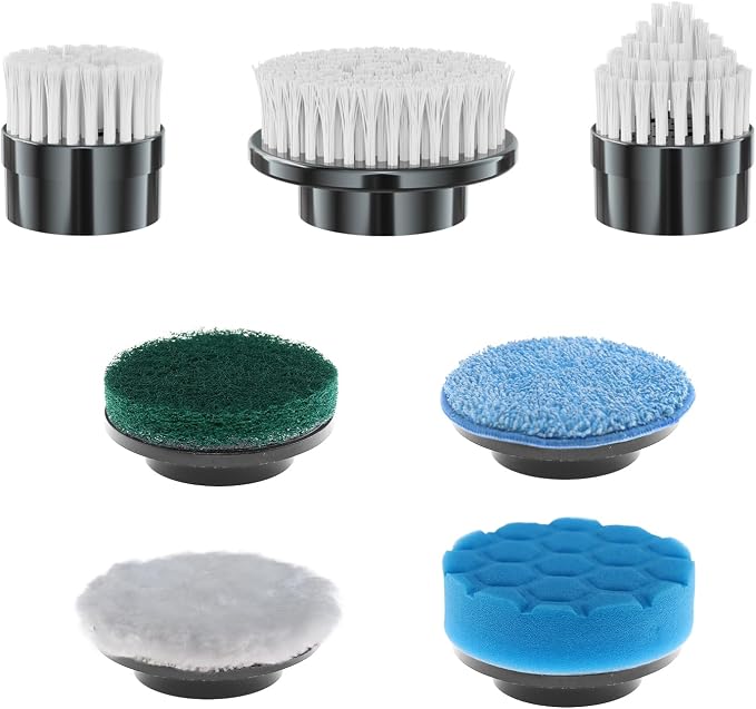 Electric Spin Scrubber Replacement Brush Heads, - Image 7