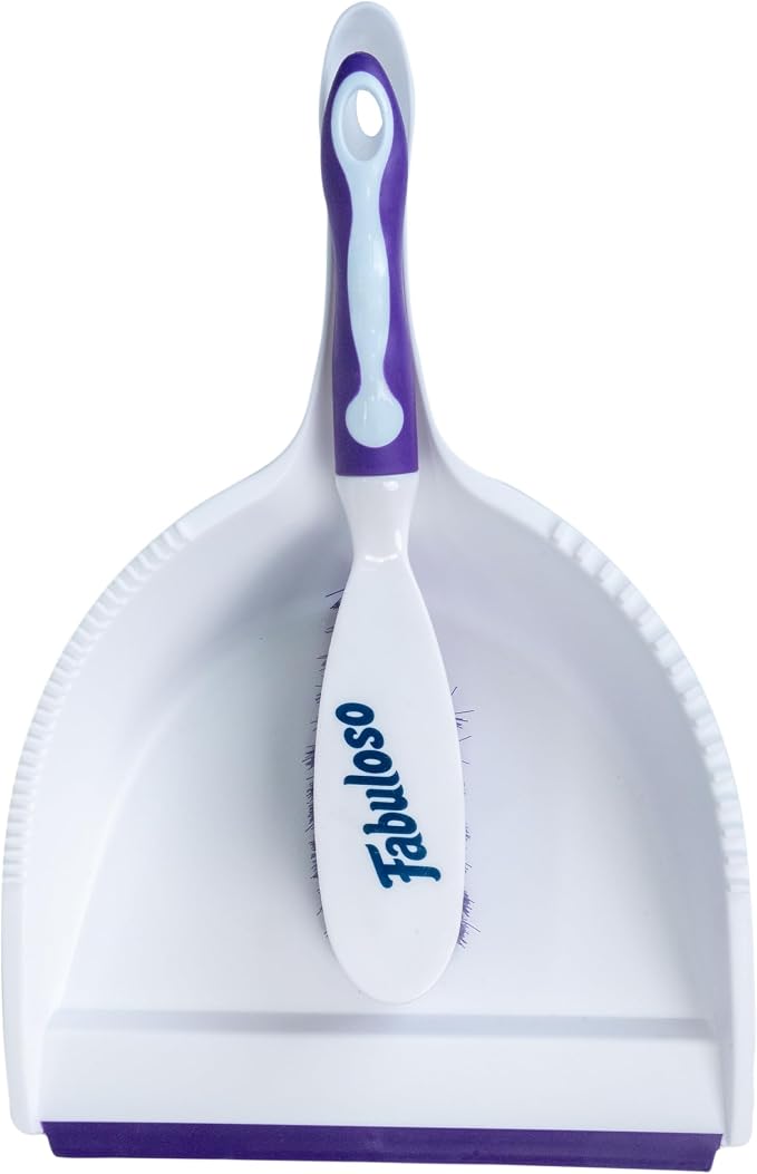 Fabuloso Brush and Dustpan Set, hanging hole by Fabuloso