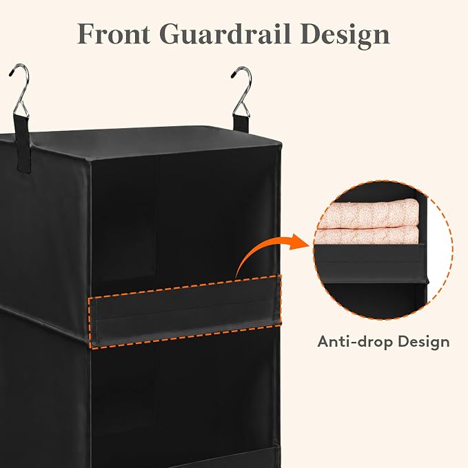 Lifewit RV Storage and Organization, Hanging Closet Shelves | 3 Shelf Front - Image 5