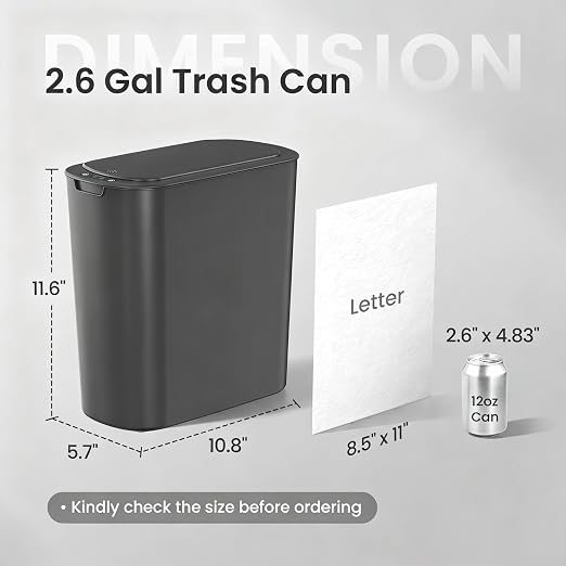 Cesun Automatic Small Bathroom Trash Can - Image 2