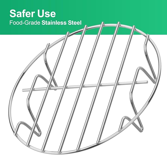 GSlife Trivet for Instant Pot Steamer Rack - Stainless Steel Accessories, 7.7 Inch Steam Rack Fits 6, 8 Qt Pressure Cooker, Cooking Cooling Steaming Baking Stand, 1 Pack