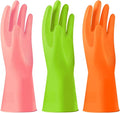 Alimat PluS Rubber Gloves Latex Free, Without Liner, 3 Pairs, Large | Reusable by AlimatPlus