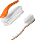 2pc Multi-Purpose Household Cleaning Brush Set, Ergonomic Comfort Grip by Unknown
