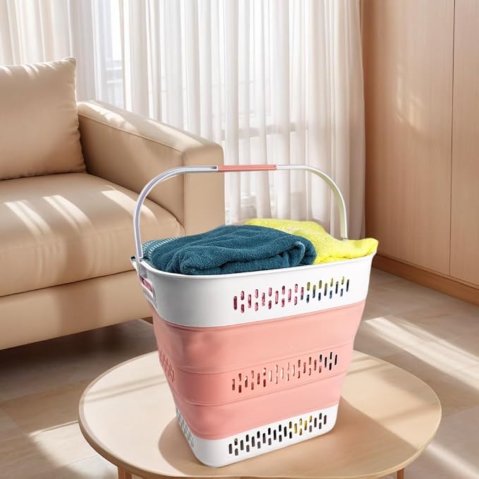 SAMMART 40L Collapsible Plastic Laundry Basket - Image 8