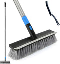 KeFanta Deck Brush with 56" Long Handle, 2 in 1 Floor Scrub Brush | Stiff by KeFanta