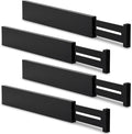 Utoplike Bamboo Kitchen Drawer Divider, Spring Loaded, Works in Kitchen by Utoplike