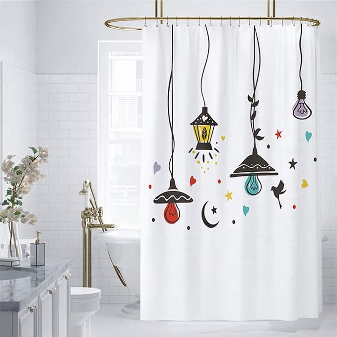 Shower Curtain Hooks, Stainless Steel Gold Shower Curtain Hooks, Rust Proof - Image 7
