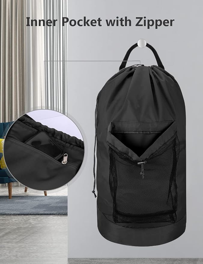 Dalykate Backpack Laundry Bag, 115L Large Hamper - Image 4