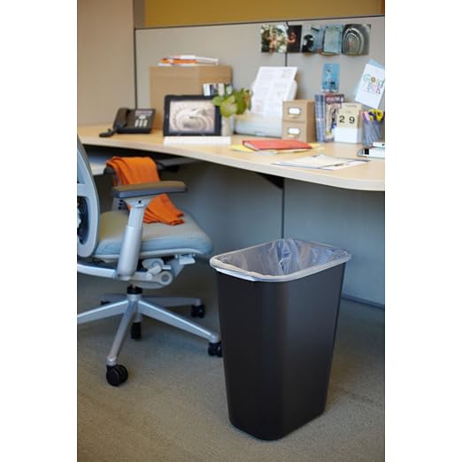 Rubbermaid Commercial Products Deskside Wastebasket/Trash Can, - Image 5