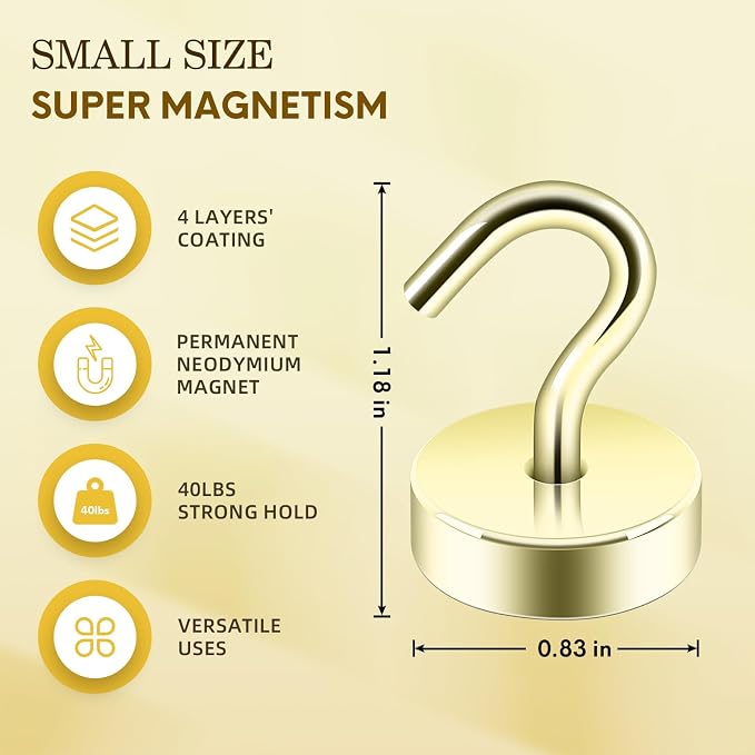 Neosmuk Magnetic Hooks Steel Tube Design - Image 5