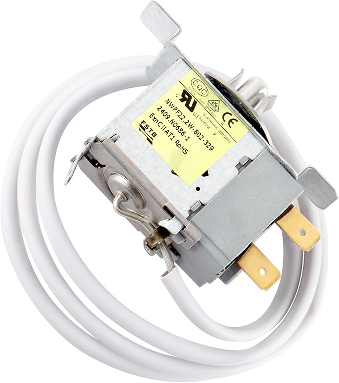 OEM 5304522330 4961212 Refrigerator Temperature Control Thermostat Compatible with Frigidaire and White-Westinghouse Refrigerator, Replacement Part AP6976293 PS12731508 EAP12731508 PD00064283