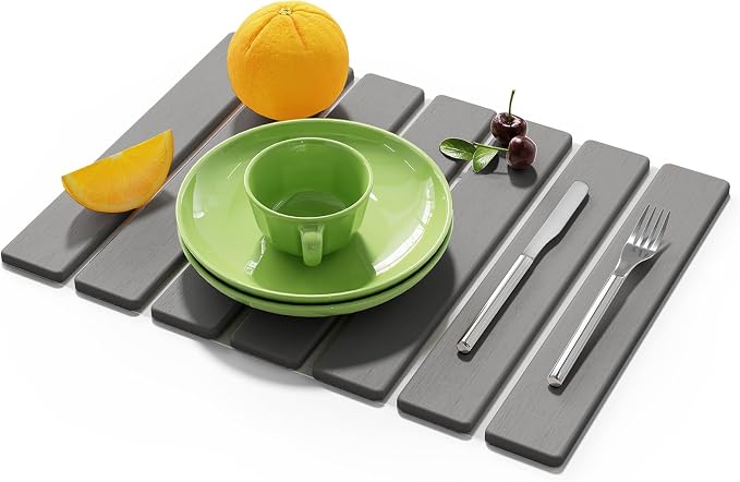 Foldable Stone Dish Drying Mat, 15.5"x11.8" Quick Dry Kitchen Board | Made of by AEFLMHealth%C2%B7Home