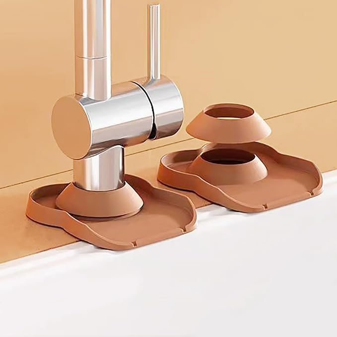 Silicone Faucet Mat for Kitchen Tap Compact Sink Splash Guard Protectors Behind - Image 6