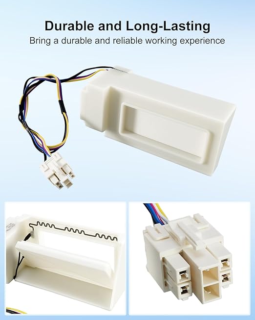 FBZA-1750-10A Fridge Air Duct Switch Electric Damper Motor Fit for Samsung Refrigerator Freezers, Replace DA31-00043E NSBA001Te1 DU25-0 FBZA-1750-10A, DC 12V