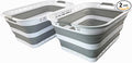 SAMMART 42L Collapsible Plastic Laundry Basket by SAMMART