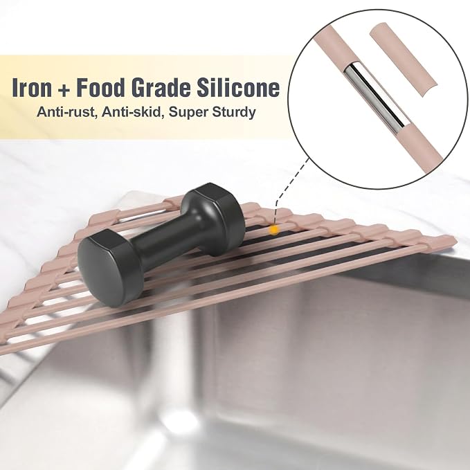 Tomorotec Roll Up Dish Drying Rack - Image 3