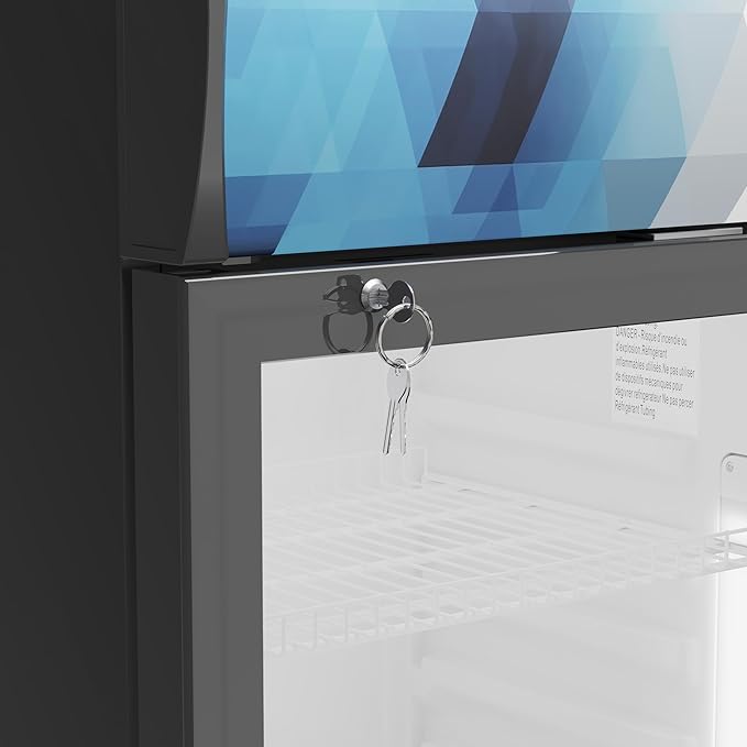 KoolMore 22 in. 9 cu. ft. Commercial One Glass Door Beverage Display Merchandiser Refrigerator Cooler, ETL Listed in Black
