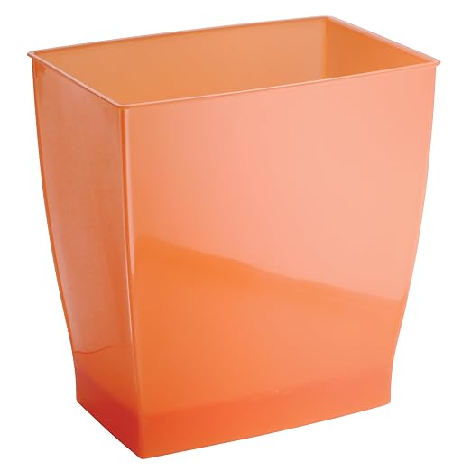 iDesign Small Plastic Bathroom Trash Can, - Image 8