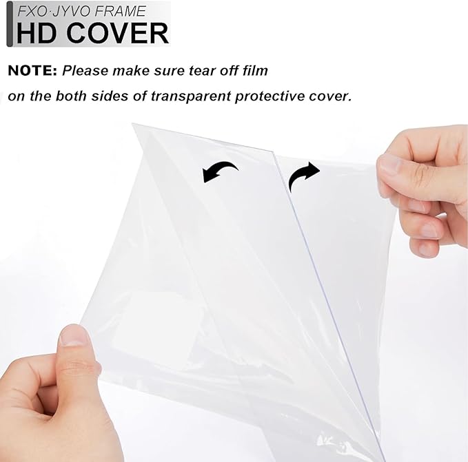 15x23 Picture Frame Set of 6, Black Frame for 15 x 23 Inch Picture Poster Photo, Light Weight and High Transparent 15 by 23 Frame for Wall - 6 Pack/Black/15 x23