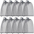 TecUnite 10 Pack Mesh Drawstring Bags by TecUnite