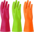 Alimat PluS Rubber Dishwashing Gloves Latex Free, Without Liner, Medium | 3 by AlimatPlus