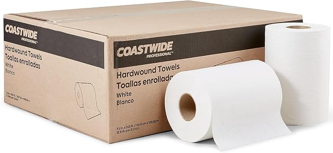 Coastwide Professional Hardwound Paper Towels, 12 Rolls by CoastwideProfessional